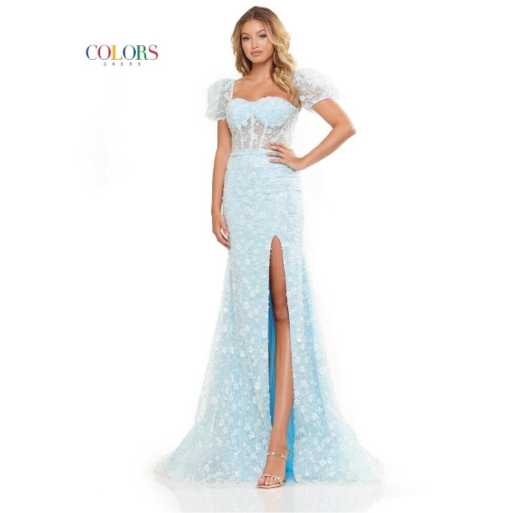 NEW Baby blue prom dress size 4